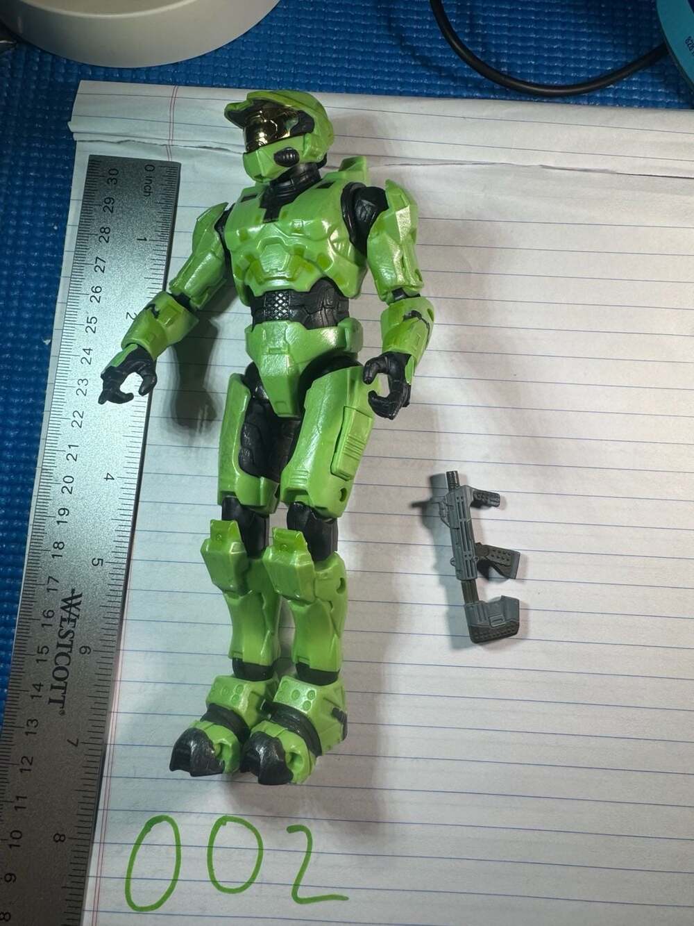 Halo Master Chief Action Figure with Weapon